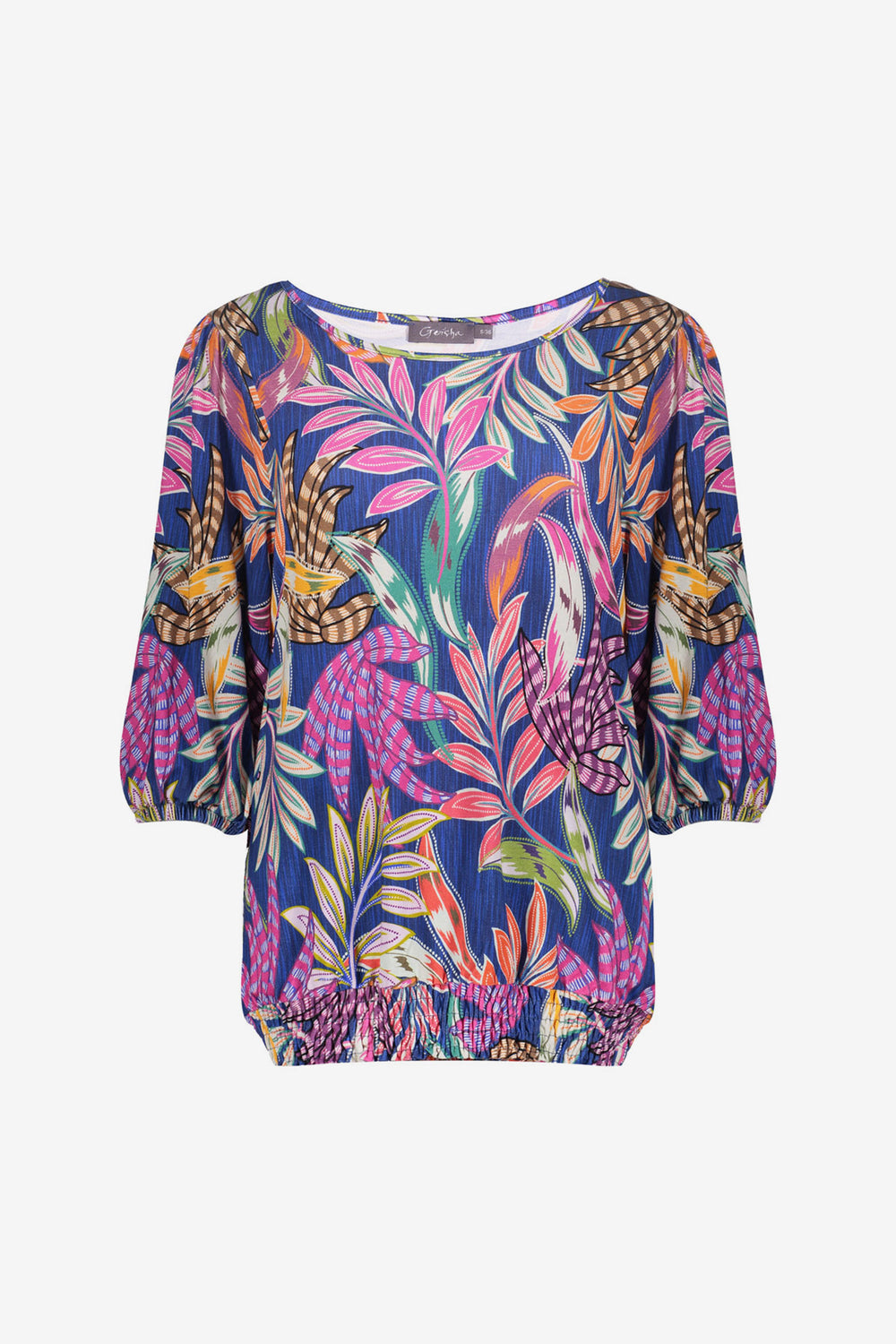 Geisha jersey T-shirt met smock
