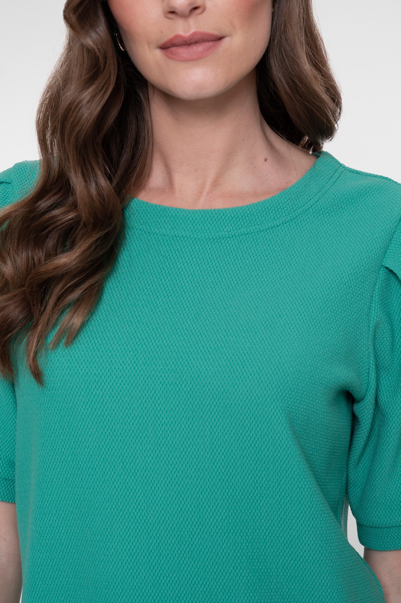 Geisha top met honeycomb structuur