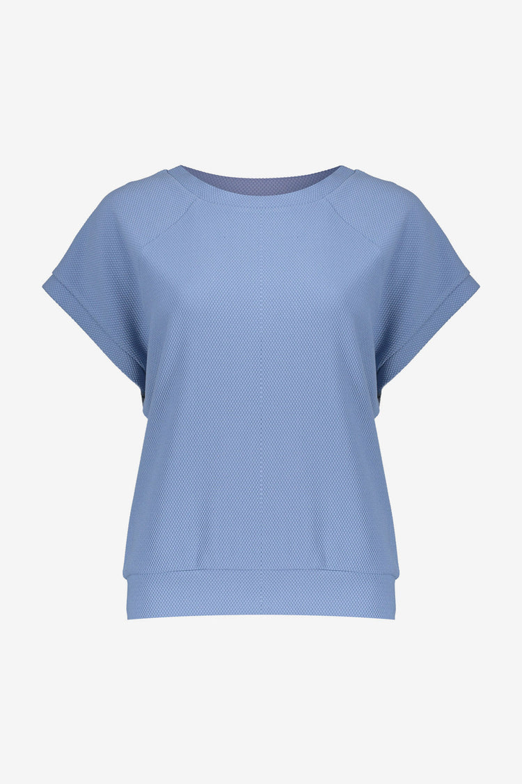 Geisha comfy sweater met honeycomb structuur