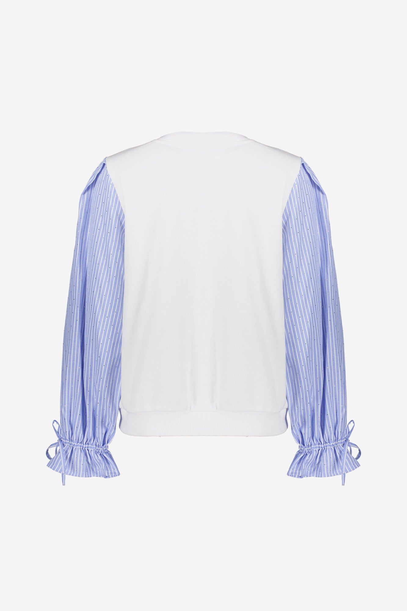 Geisha sweater met spencer-look en blousemouwen