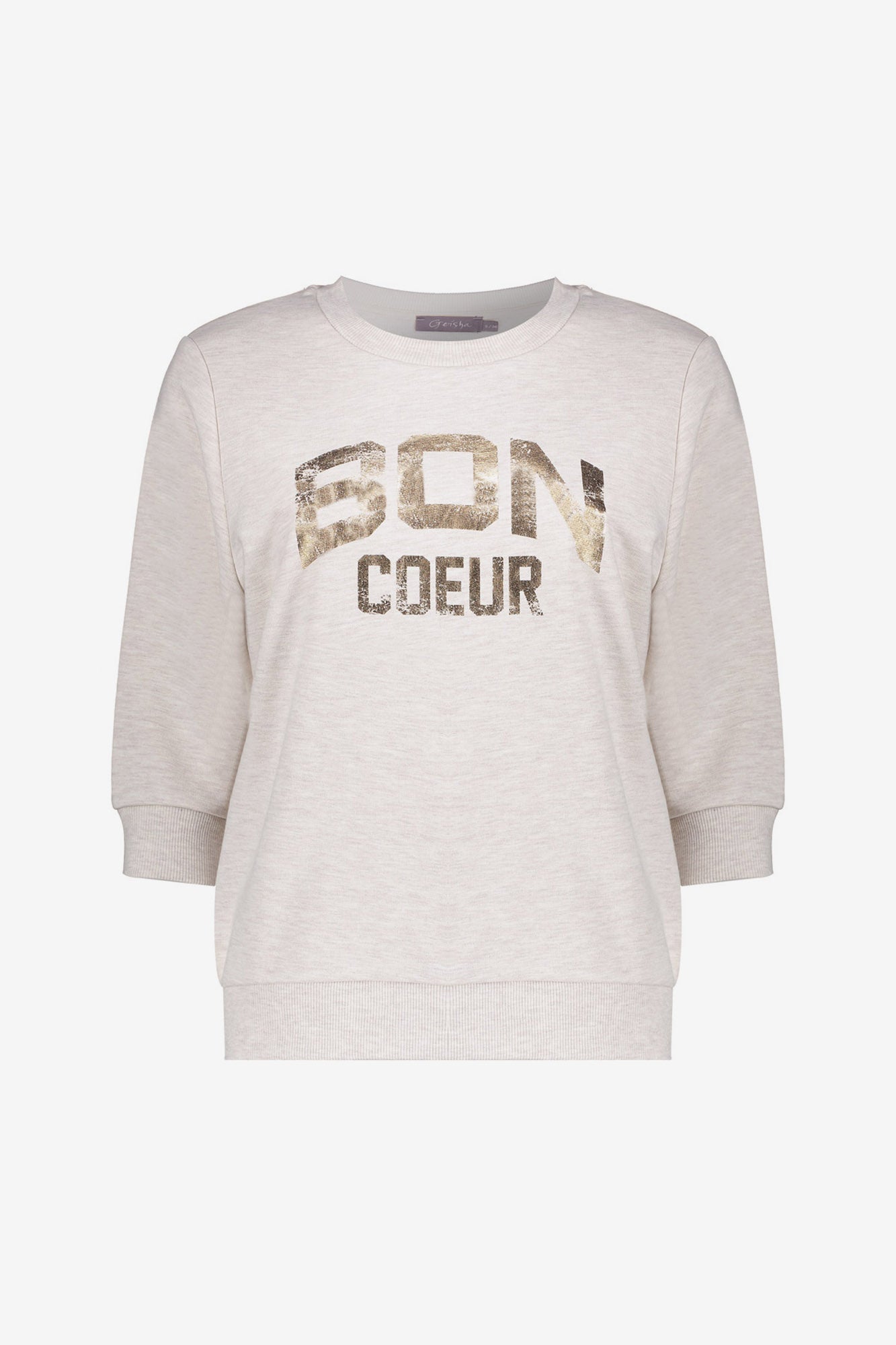 Geisha sweater  'Bon Coeur' met korte mouwen