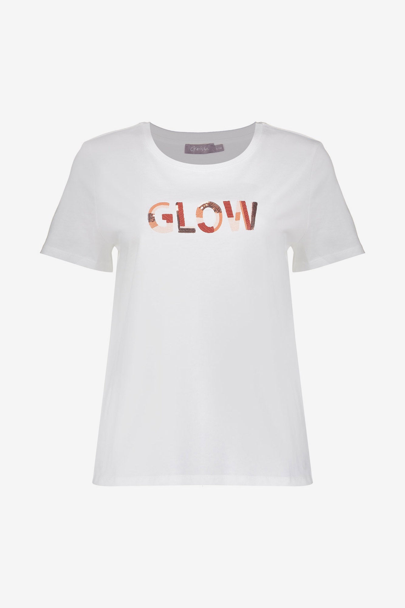 Geisha T-shirt 'glow' met korte mouwen