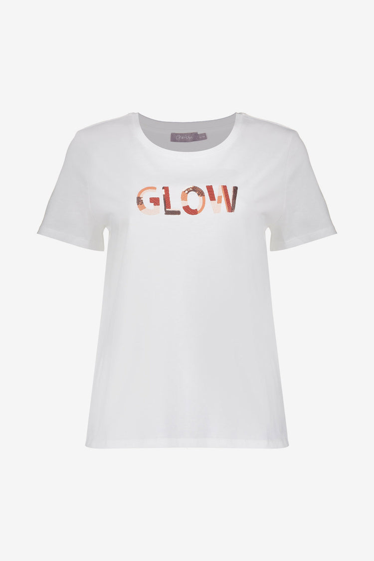 Geisha T-shirt 'glow' met korte mouwen