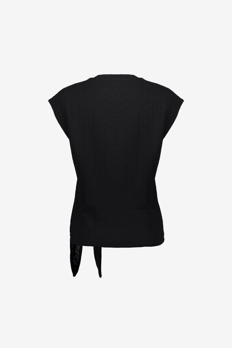 Geisha T-shirt met strikdetail