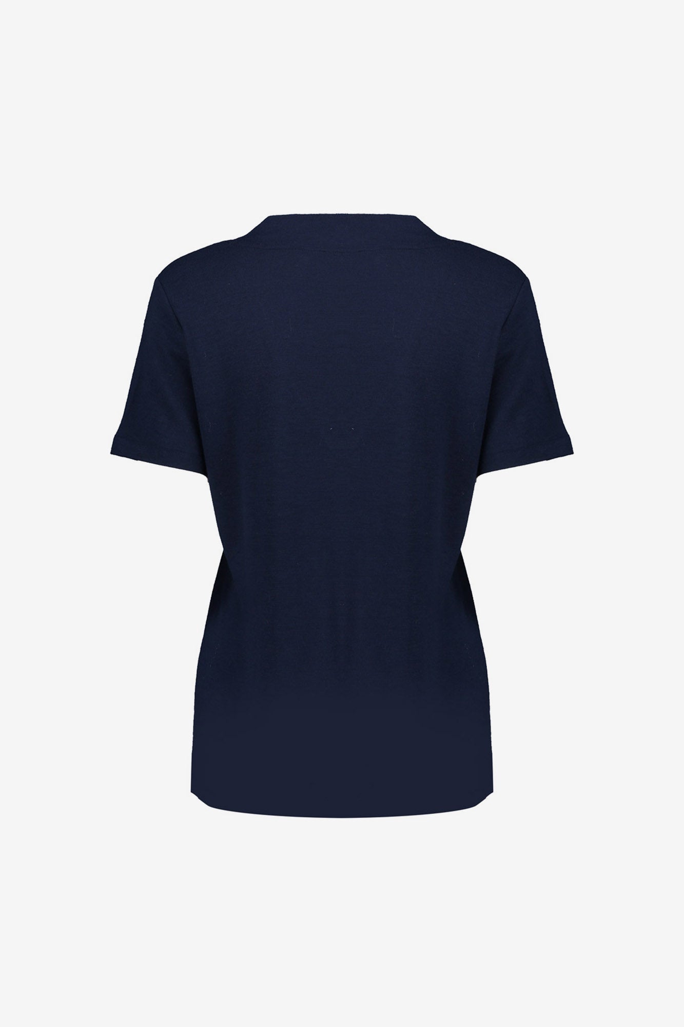 Geisha navy T-shirt met V-hals