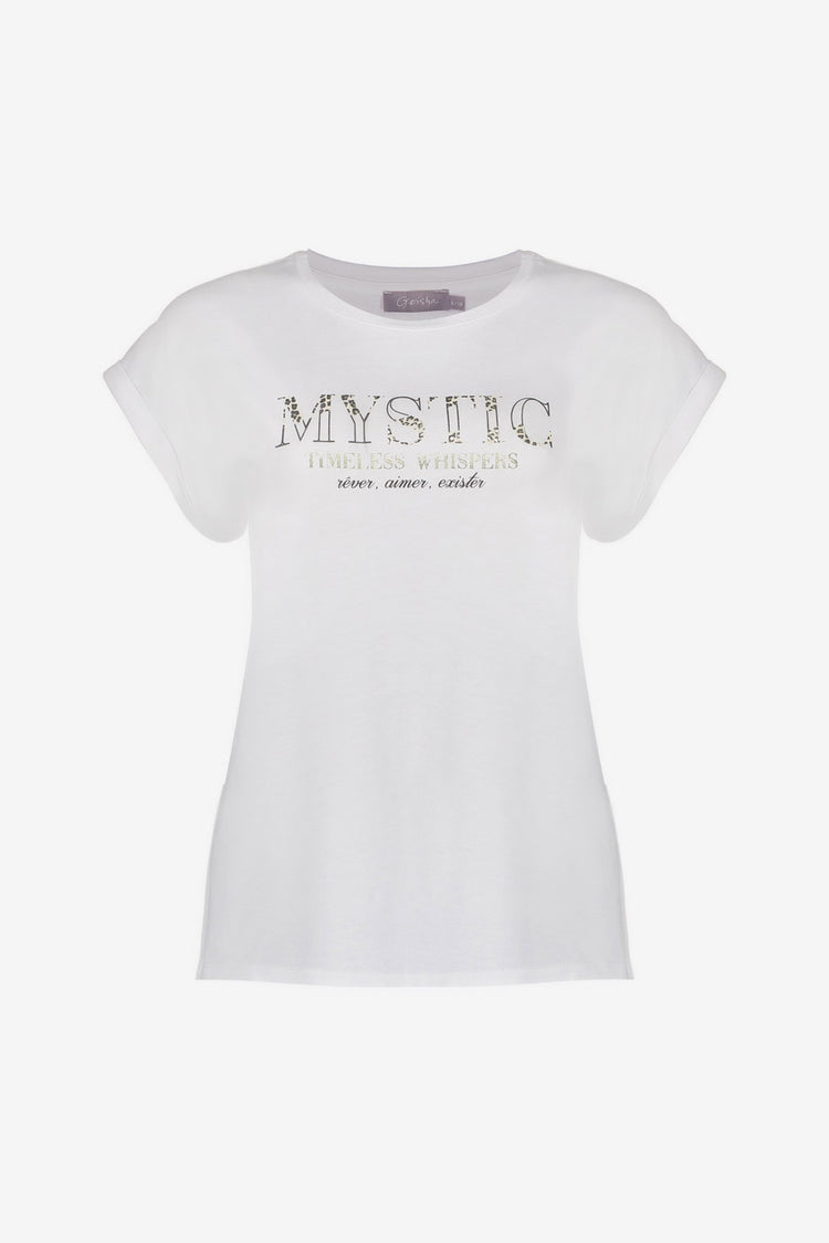 Geisha T-shirt 'Mystic' met korte mouwen