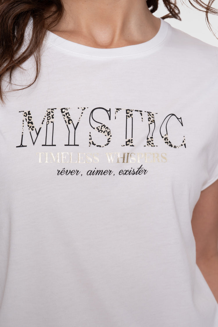 Geisha T-shirt 'Mystic' met korte mouwen