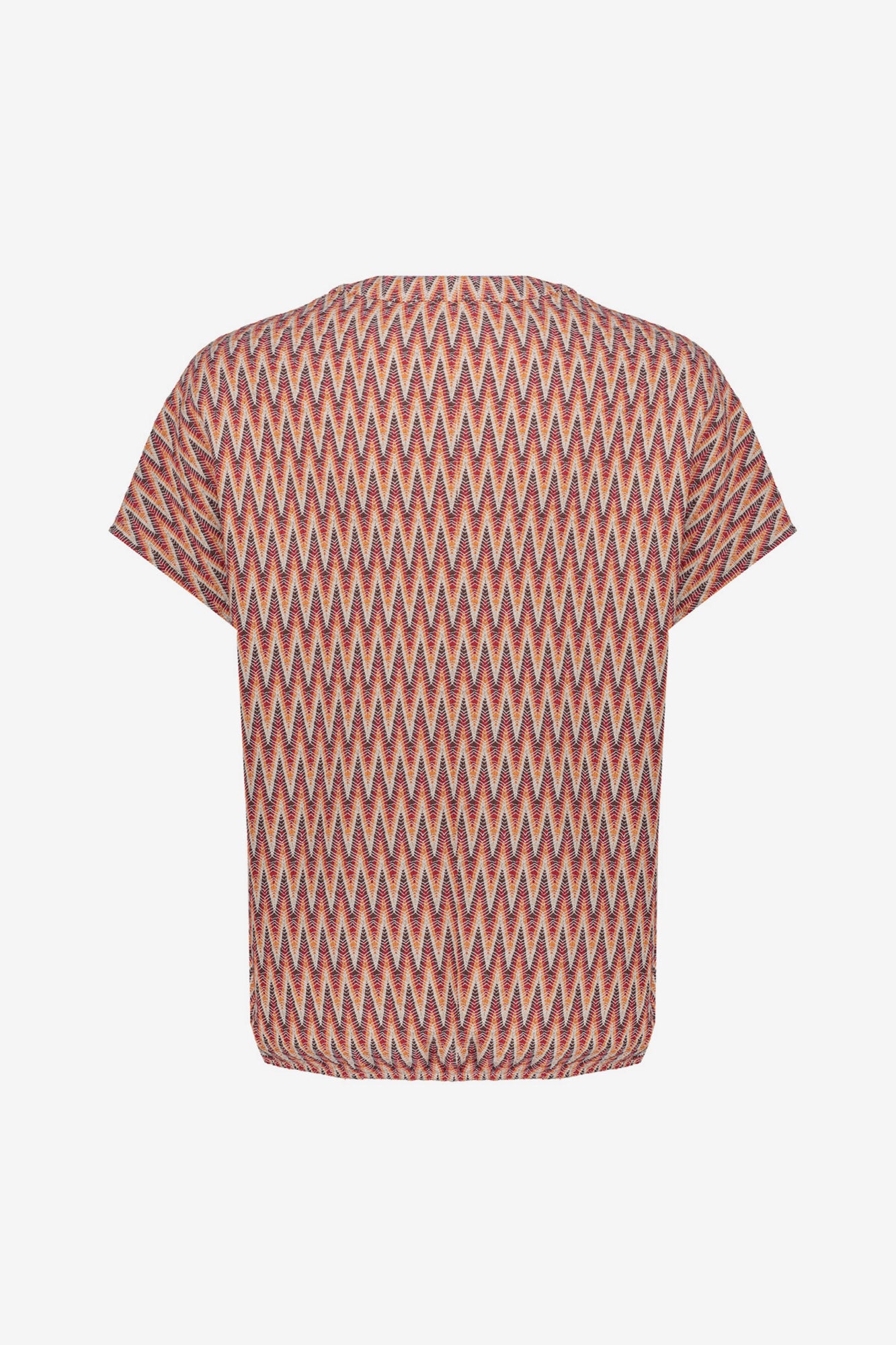 Geisha top met aztek print