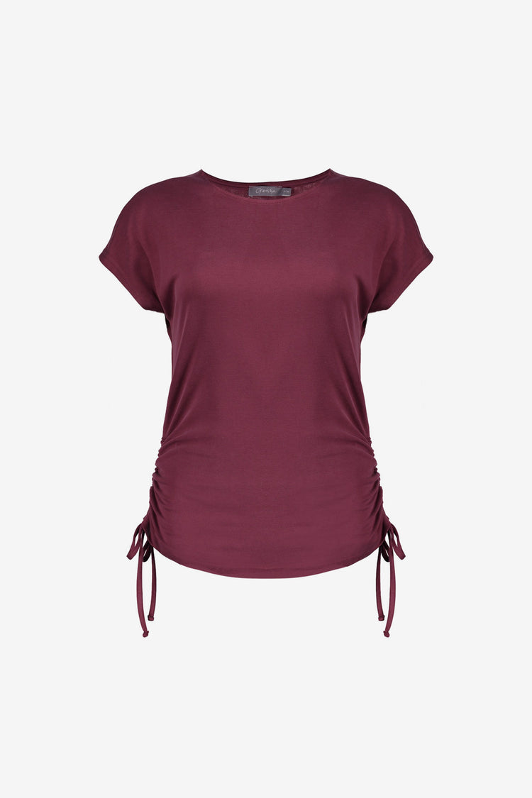 Geisha top jerseykwaliteit met drawstrings