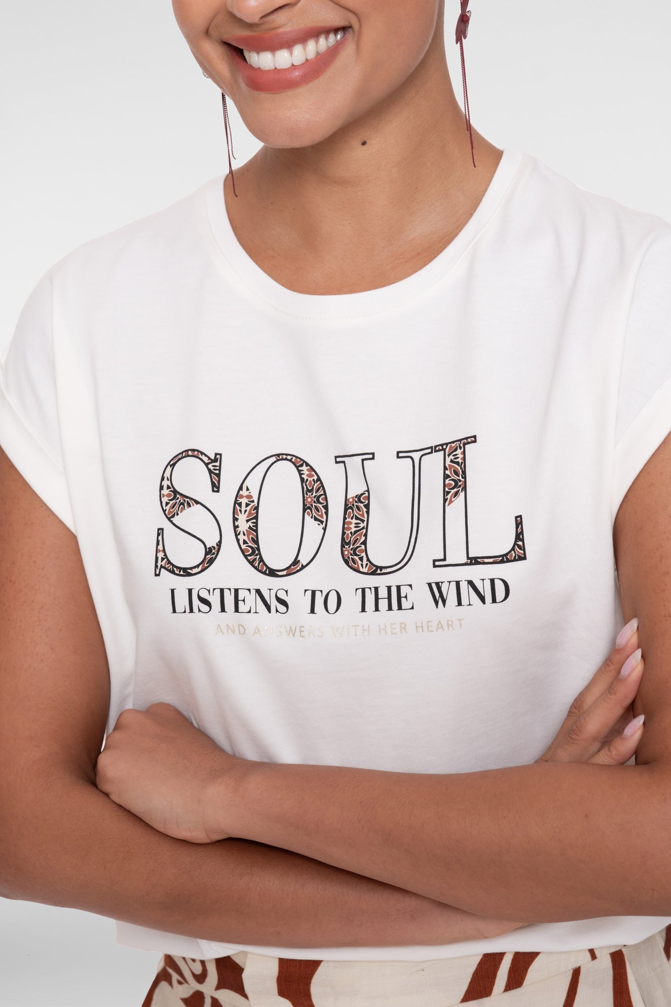 Geisha T-shirt 'Soul' met korte mouwen