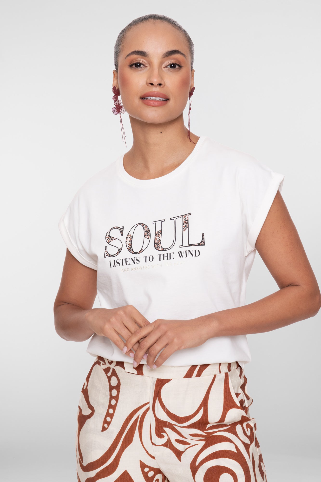 Geisha T-shirt 'Soul' met korte mouwen