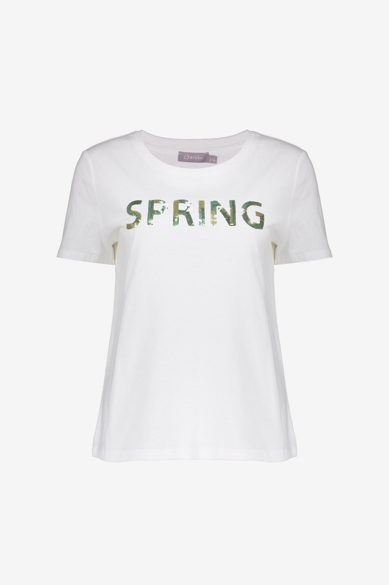 Geisha T-shirt 'spring' met sequin