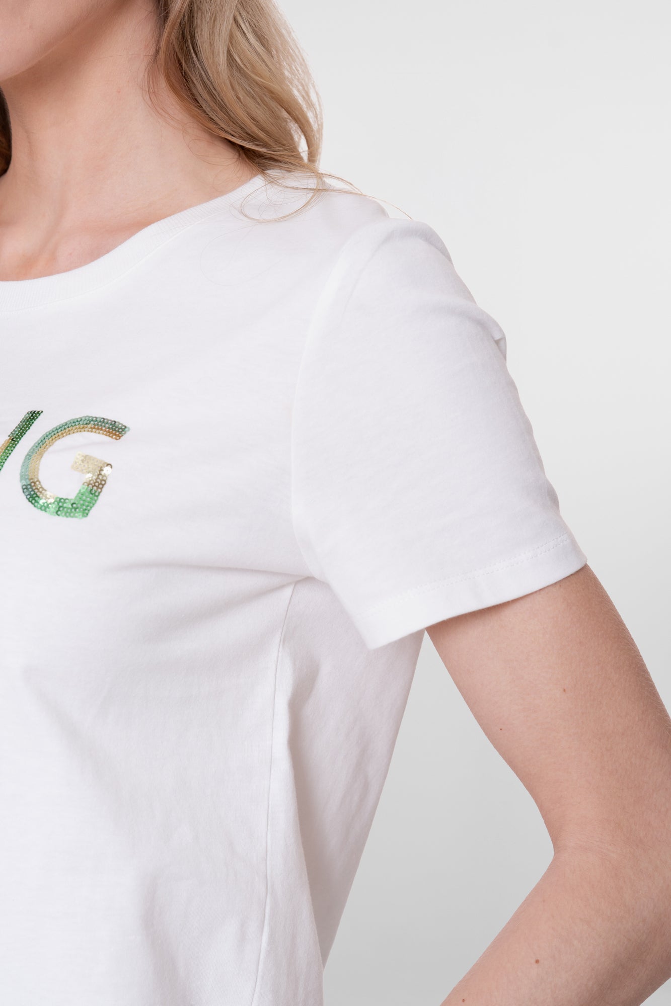 Geisha T-shirt 'spring' met sequin