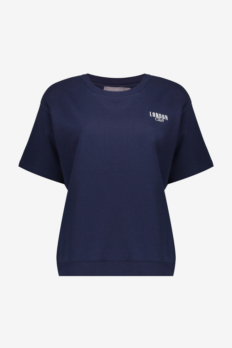 Geisha T-shirt met London print en sportieve uitstraling