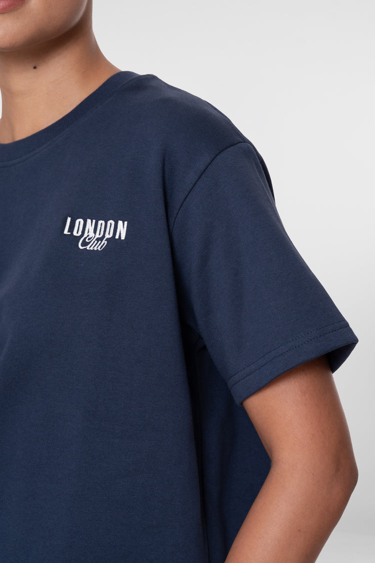 Geisha T-shirt met London print en sportieve uitstraling