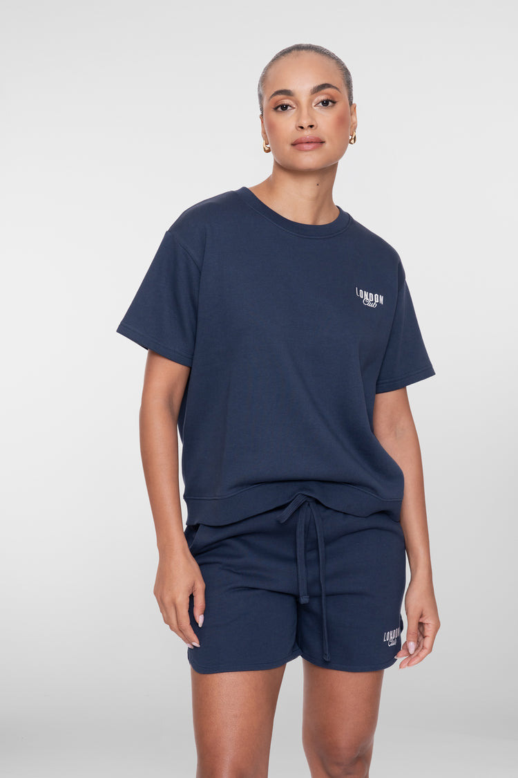 Geisha T-shirt met London print en sportieve uitstraling