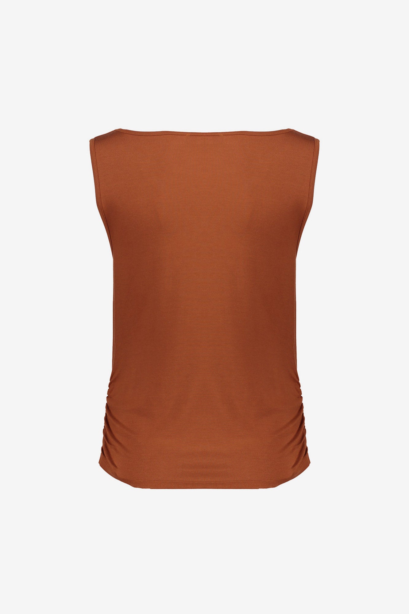 Geisha top met watervalhals en elegante drapering