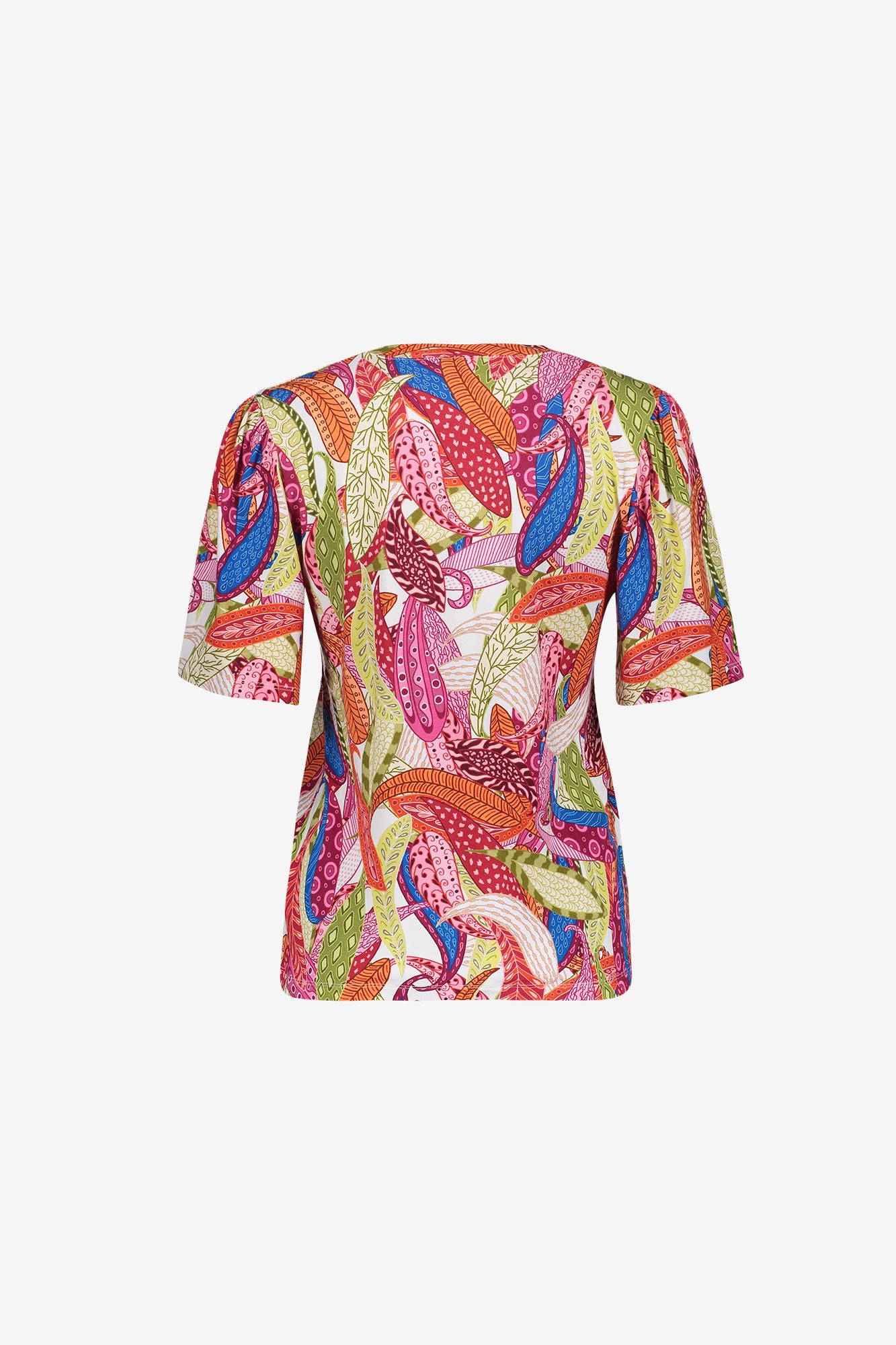 Geisha T-shirt met grafische print en tricot kwaliteit