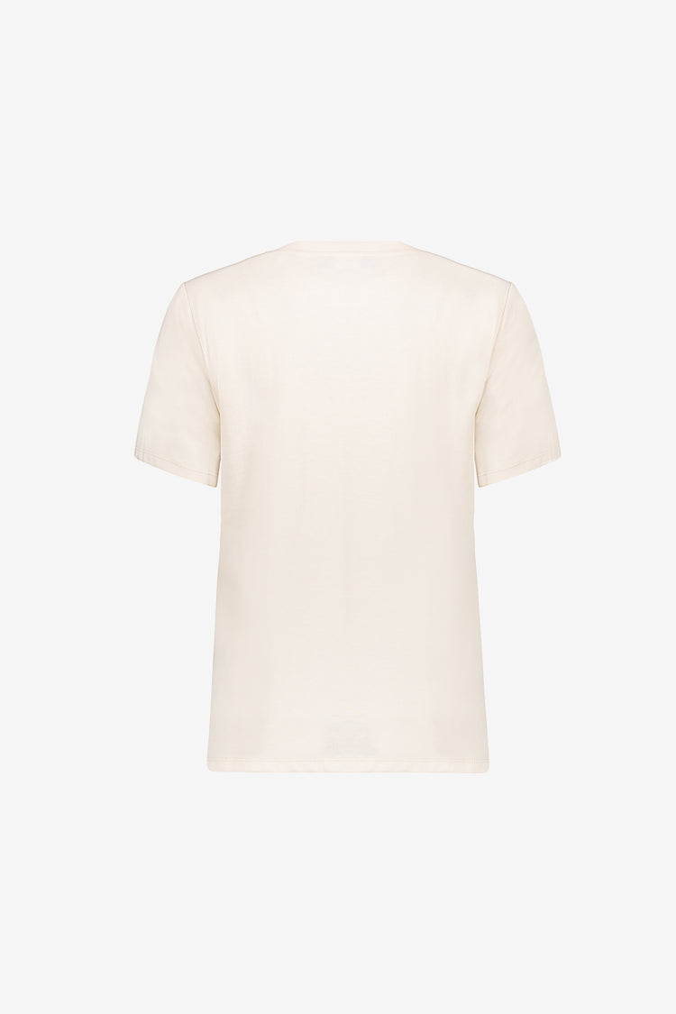 Geisha T-shirt met ''Coffee'' borduursel