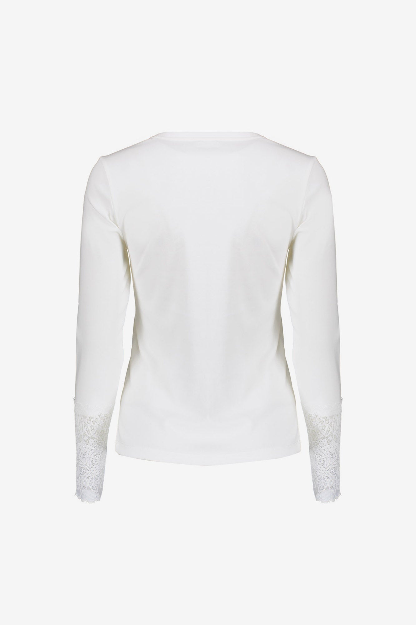 Geisha wit T-shirt met kant detail