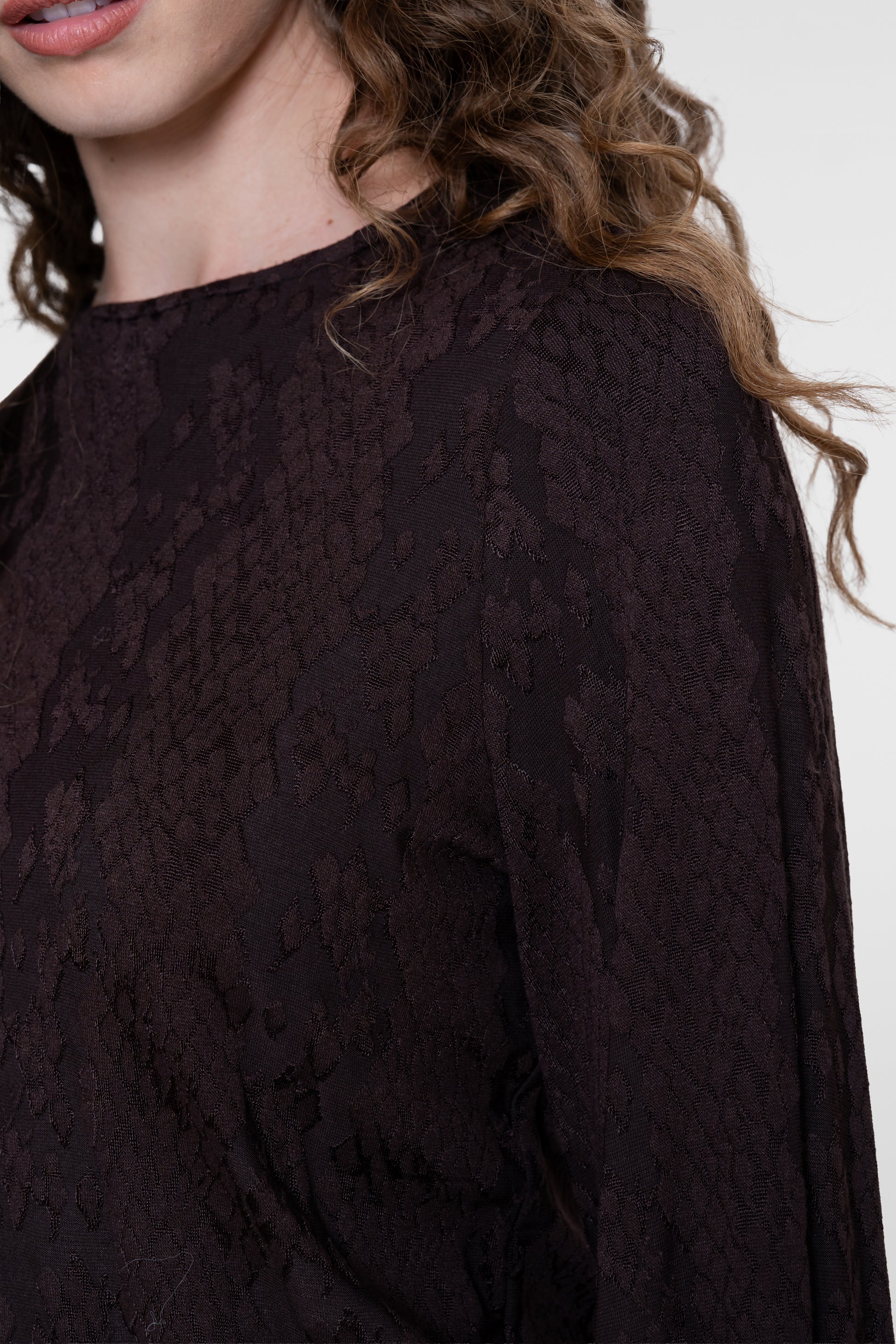 Geisha top met grafische print