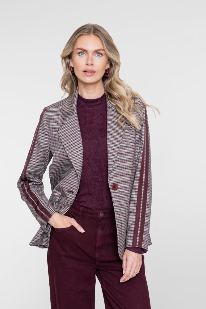 Geisha top met slangenprint en ruffle mouwen – Shop de look