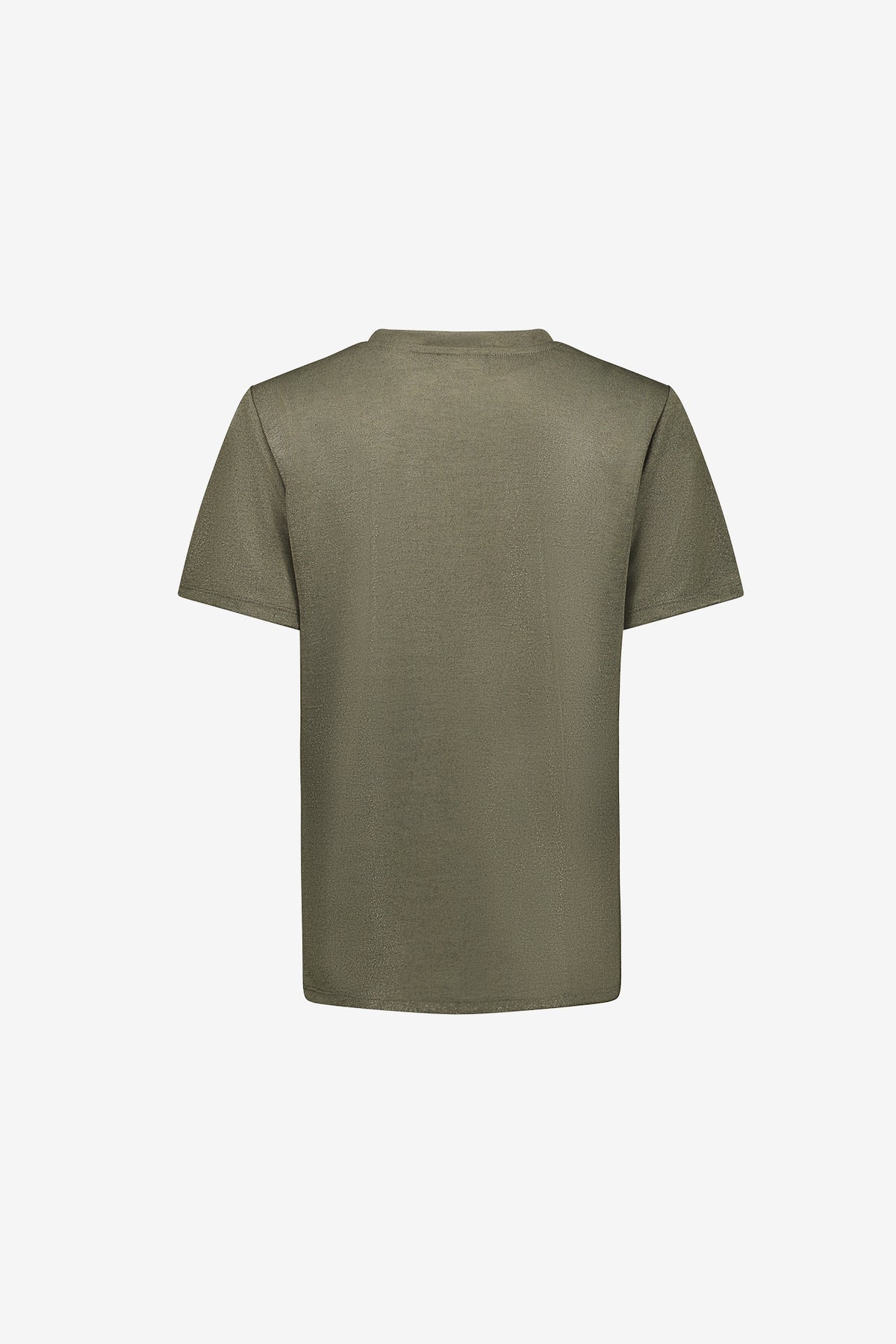 Geisha T-shirt met subtiele lurex glans