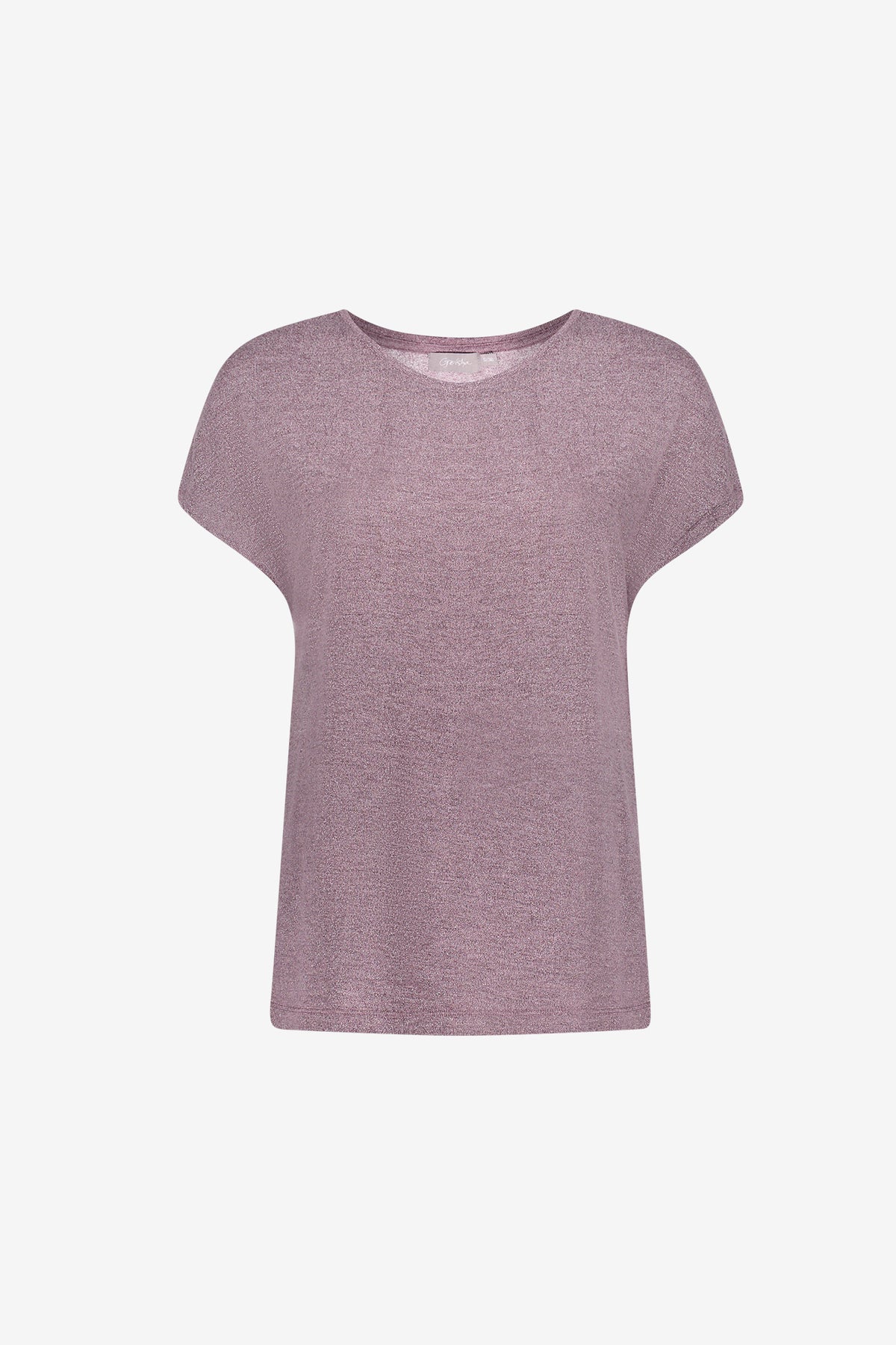 Geisha T-shirt met glitters en korte mouwen