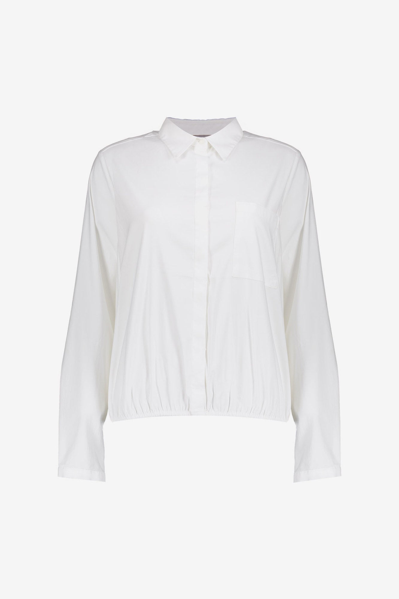 Geisha witte damesblouse met relaxed pasvorm