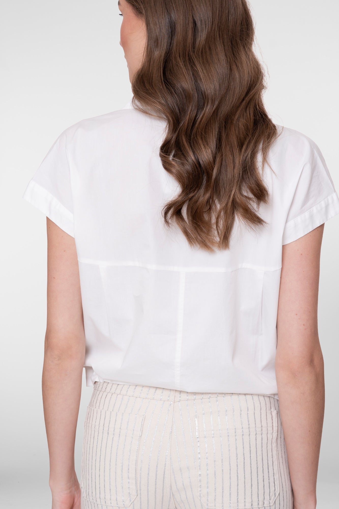 Geisha blouse met elastische taille