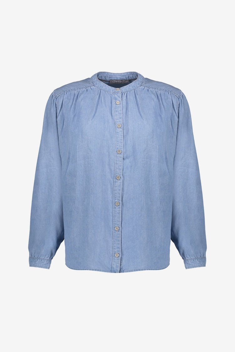 Geisha lyocell blouse denim