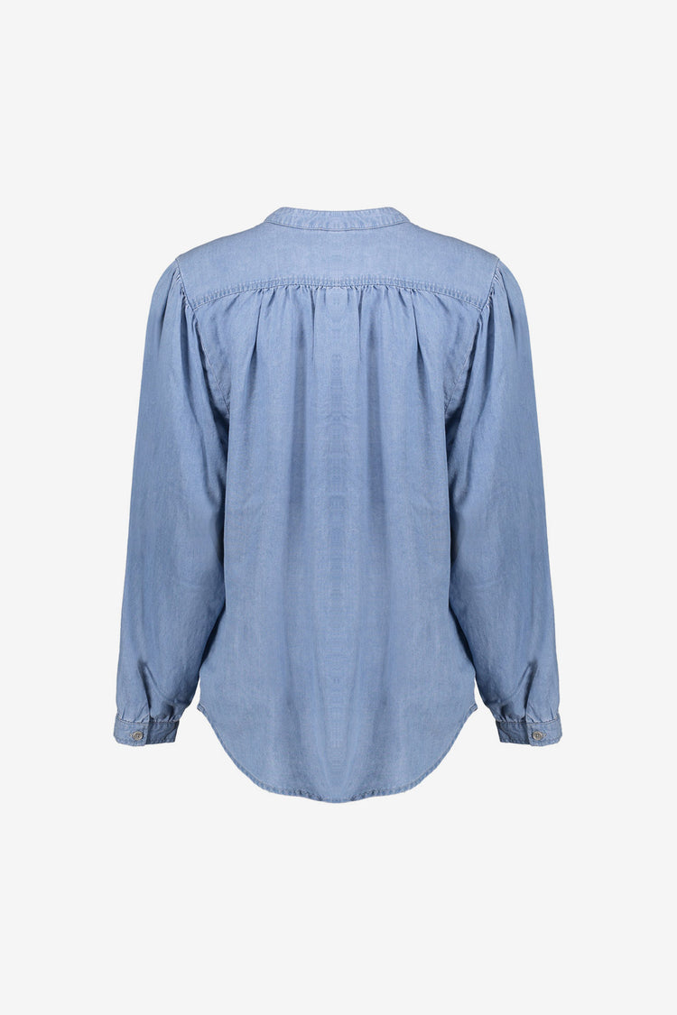 Geisha lyocell blouse denim