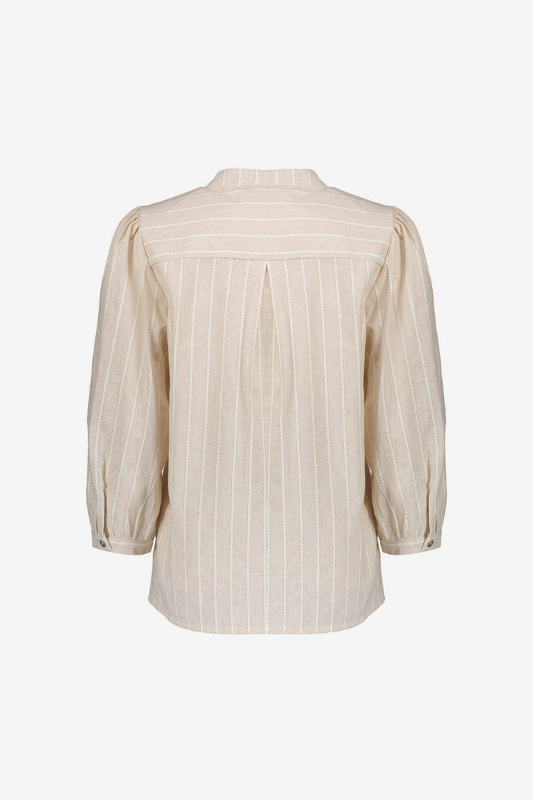 Geisha blouse gestreept lurex