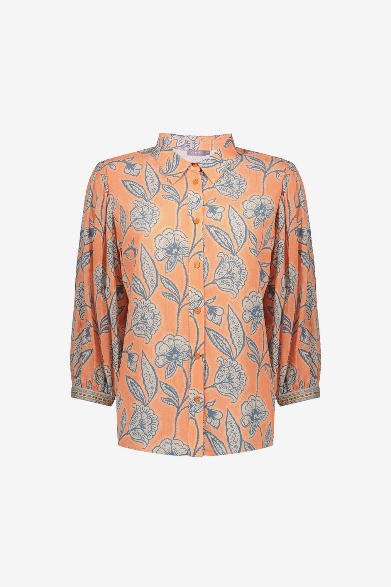 Geisha blouse met bloemendessin