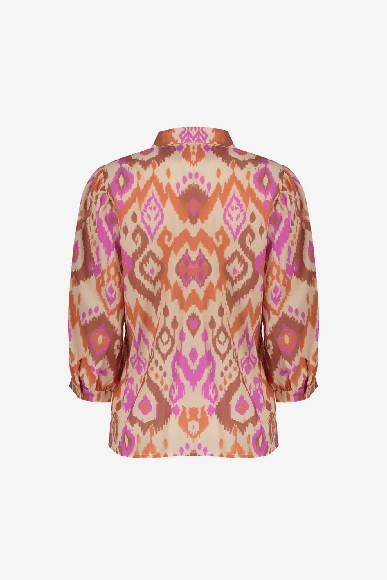 Geisha roze oranje blouse
