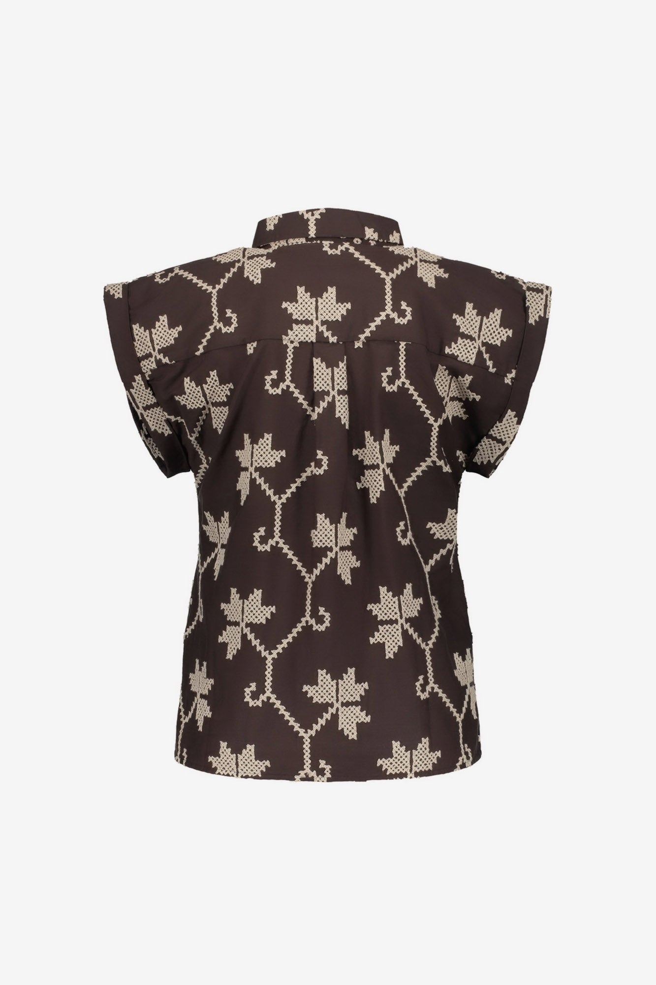 Geisha blouse met embroidery