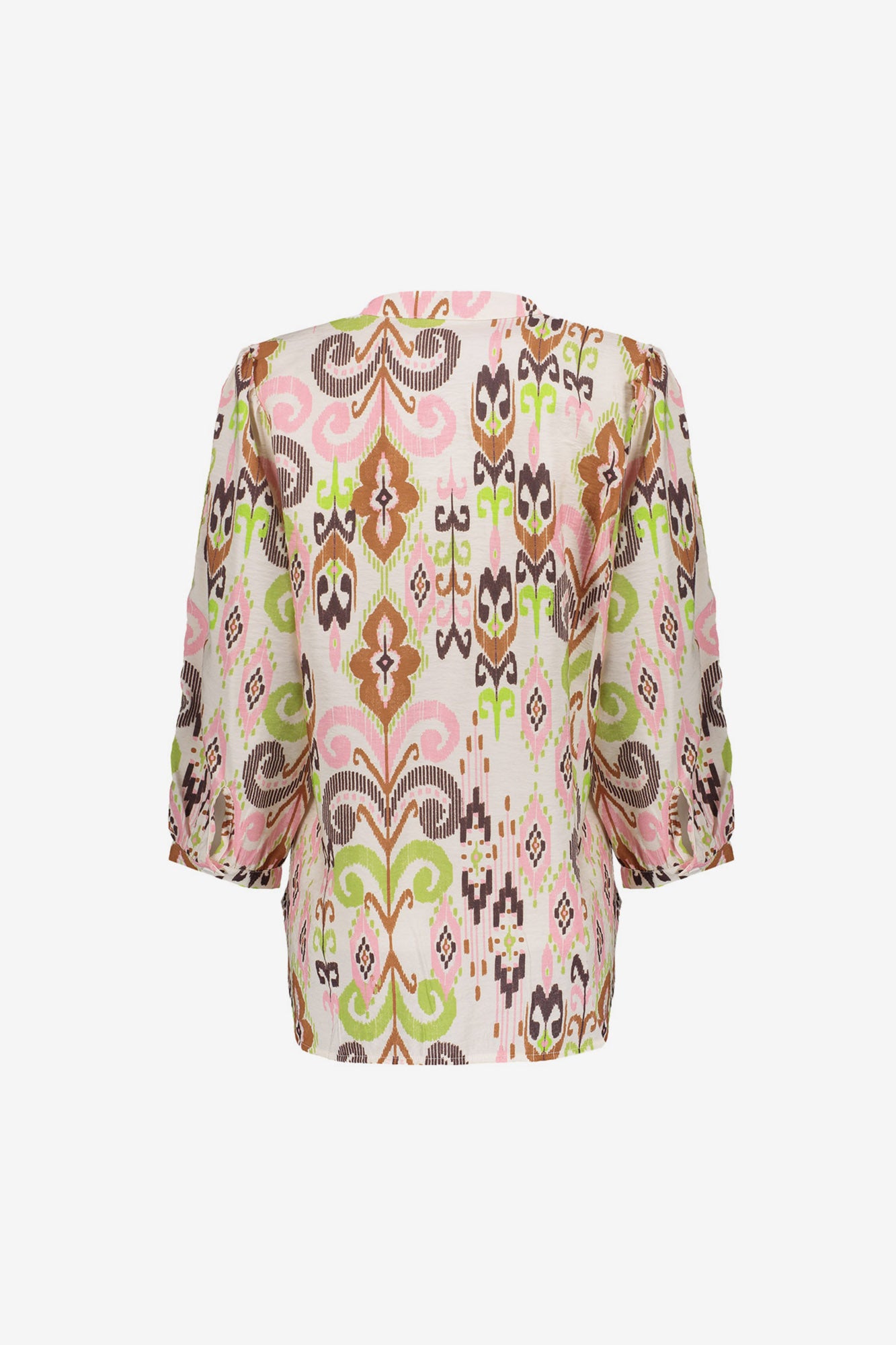 Geisha blouse met sierlijke paisleyprint