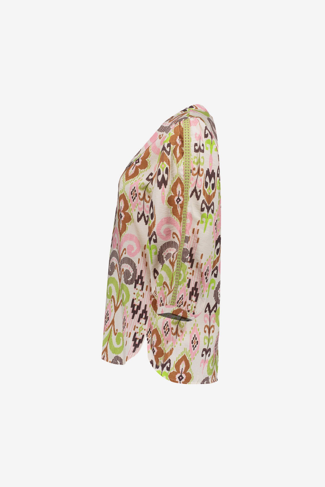 Geisha blouse met sierlijke paisleyprint