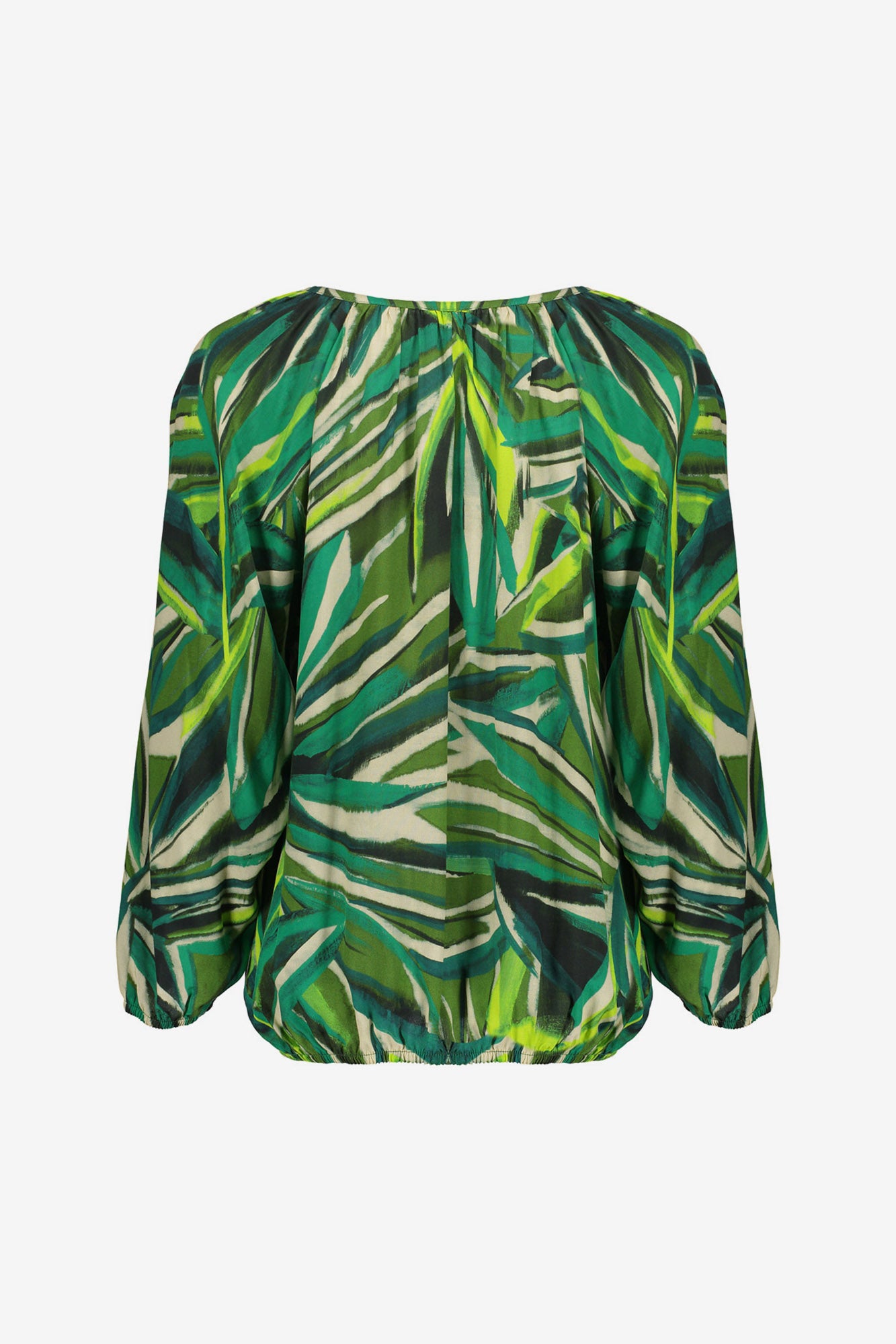 Geisha jungle print blouse