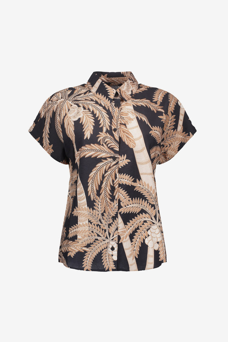 Geisha blouse palmdessin