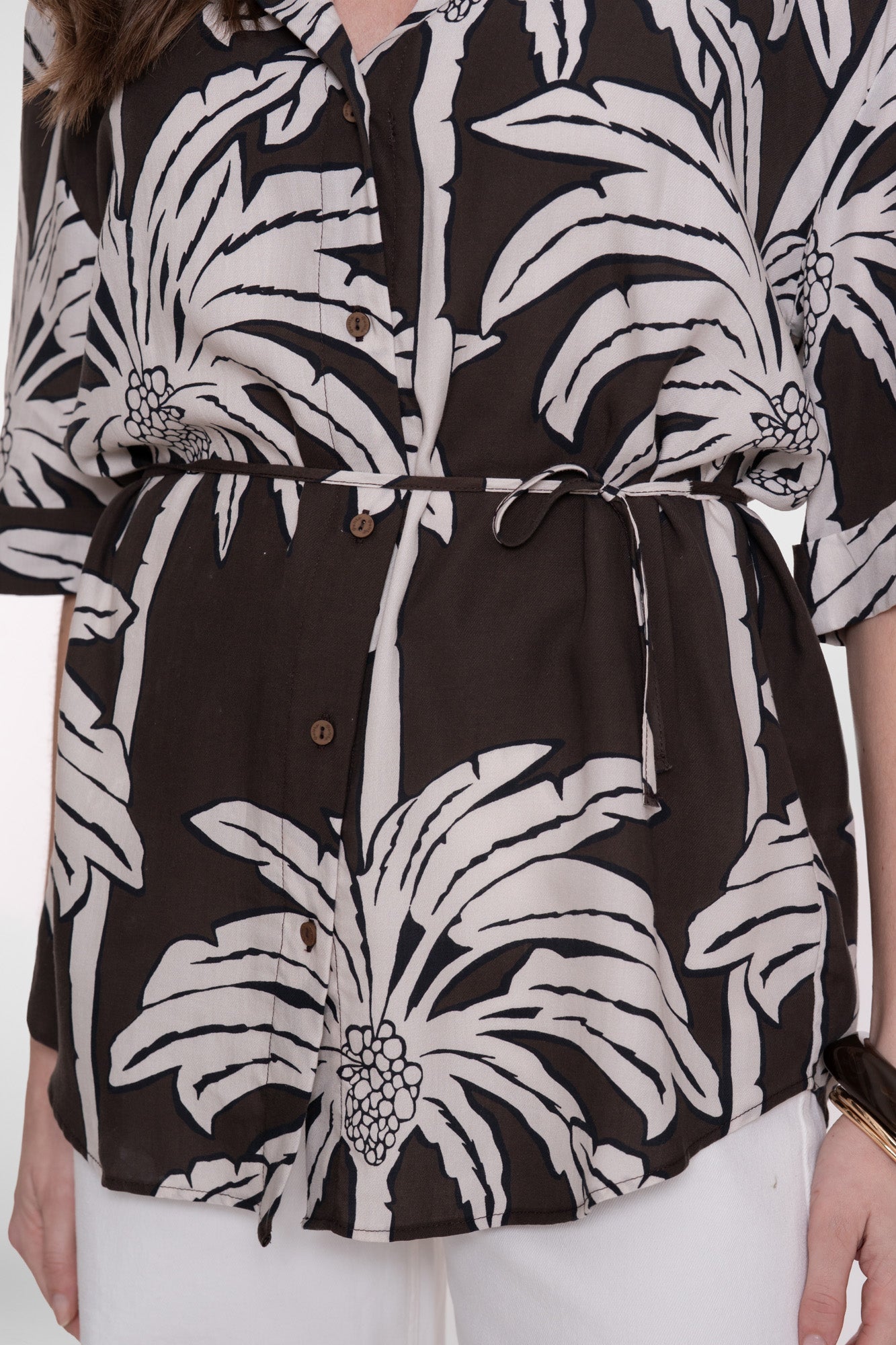 Geisha blouse met ceintuur