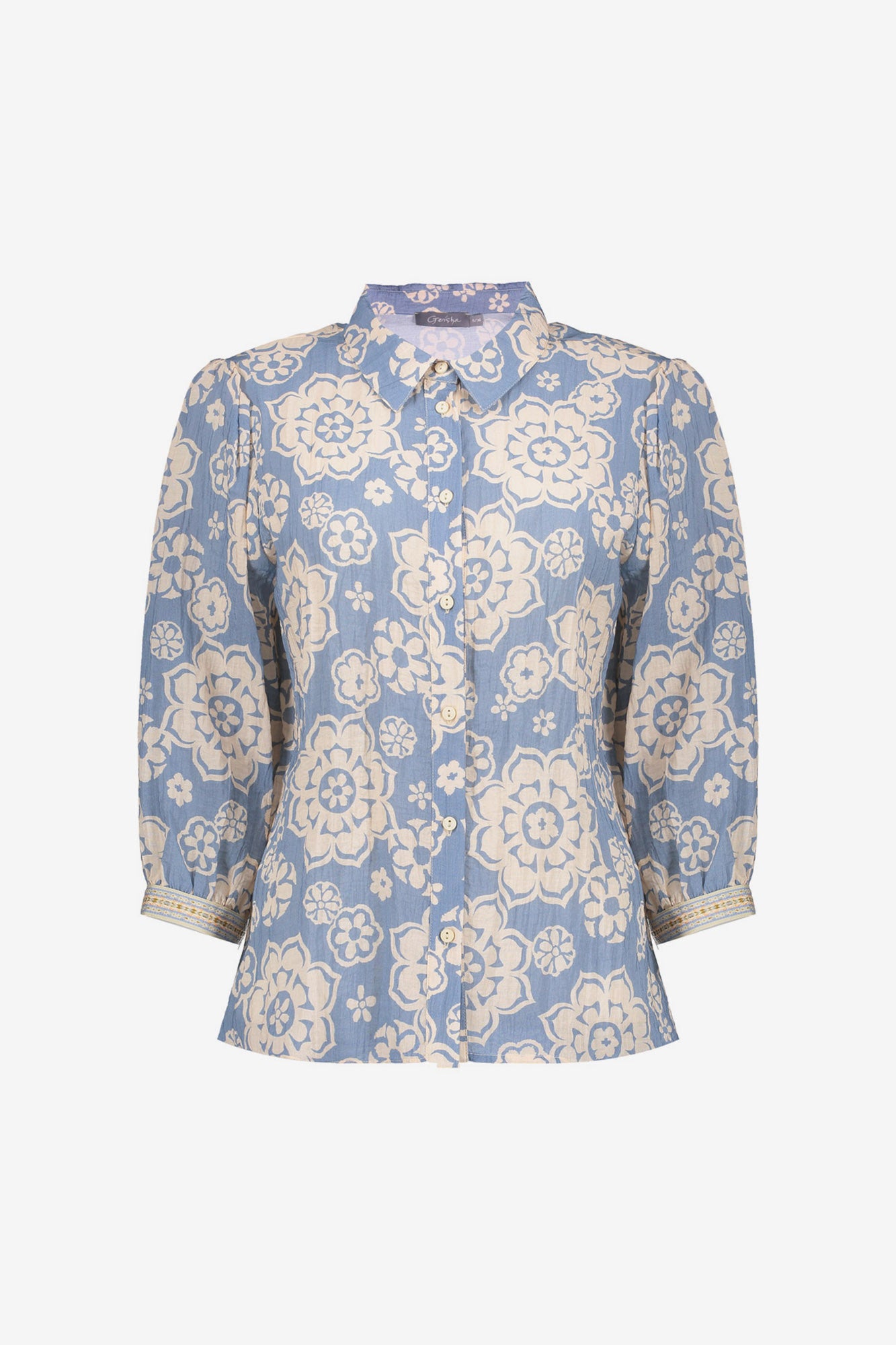 Blouse met bloemenprint en pofmouw | Officiële Webshop Blouse met bloemenprint en pofmouw | Officiële Webshop