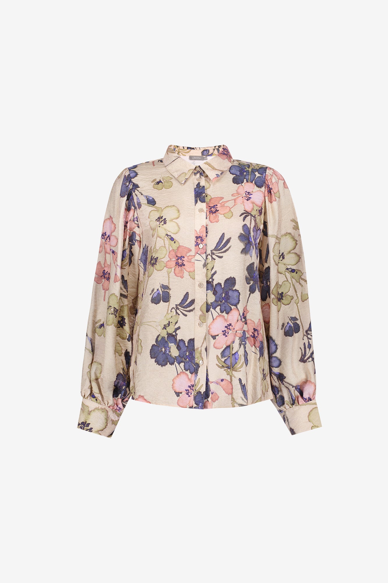 Geisha blouse met kleurrijke florale print