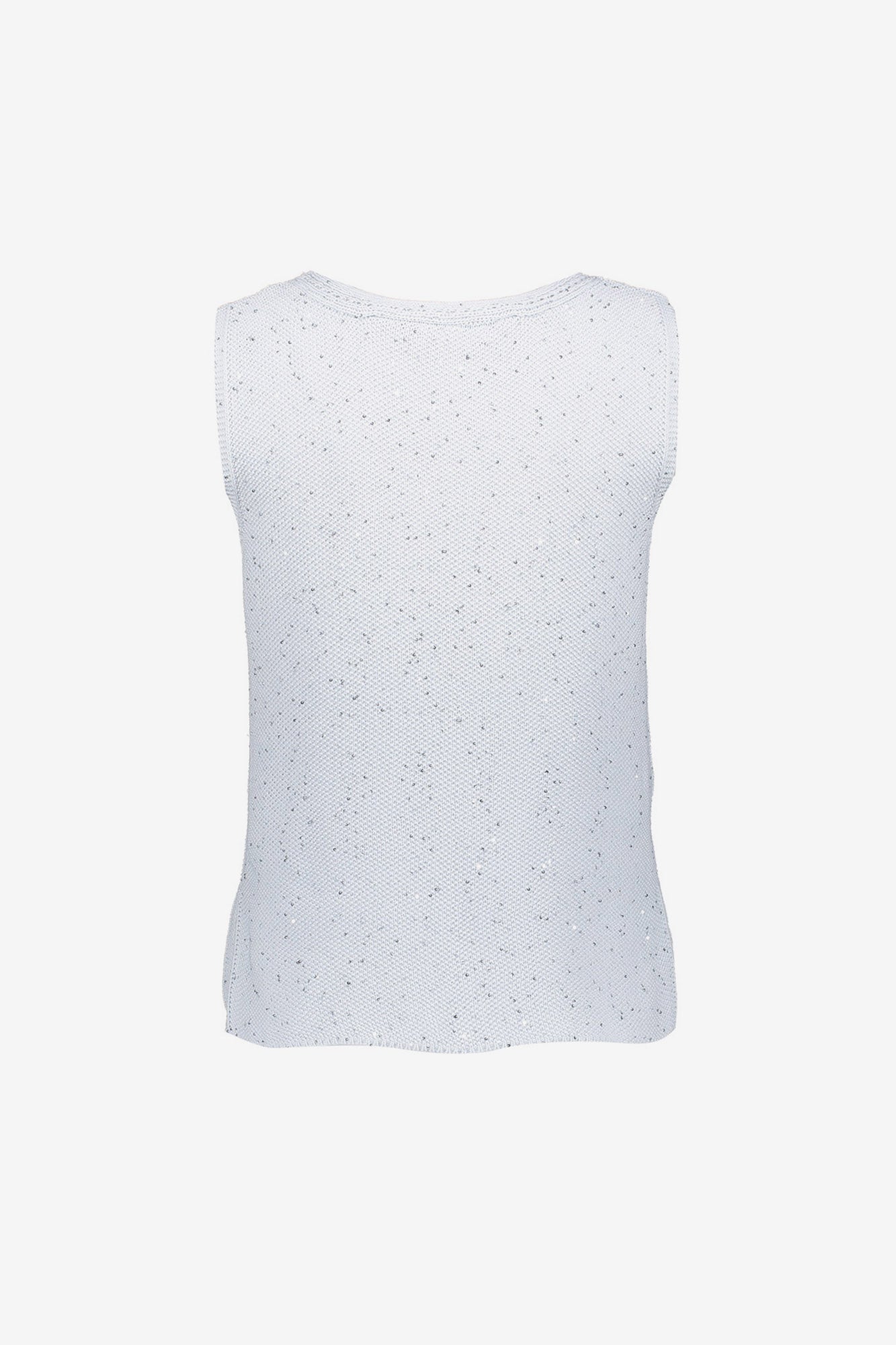 Geisha Geisha mouwloze glitter top