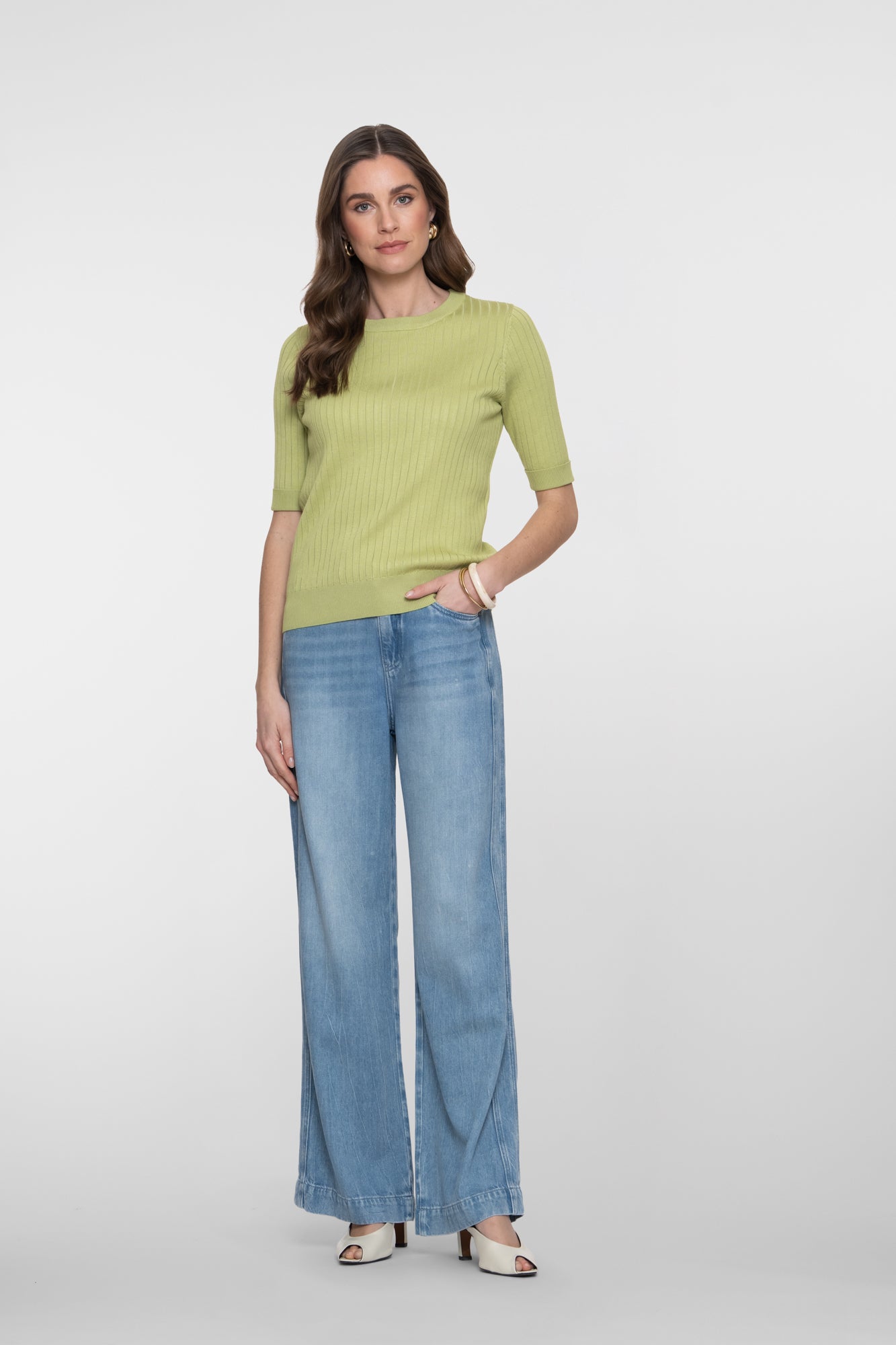 Geisha basic top groen