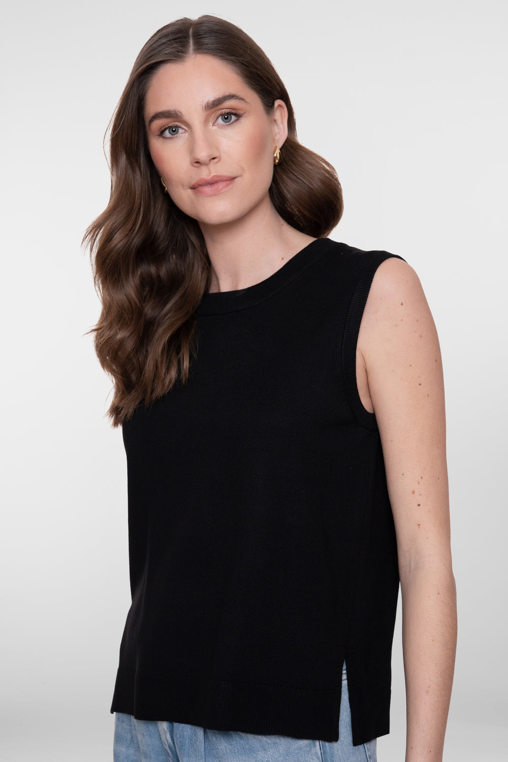 Geisha basic top zwart