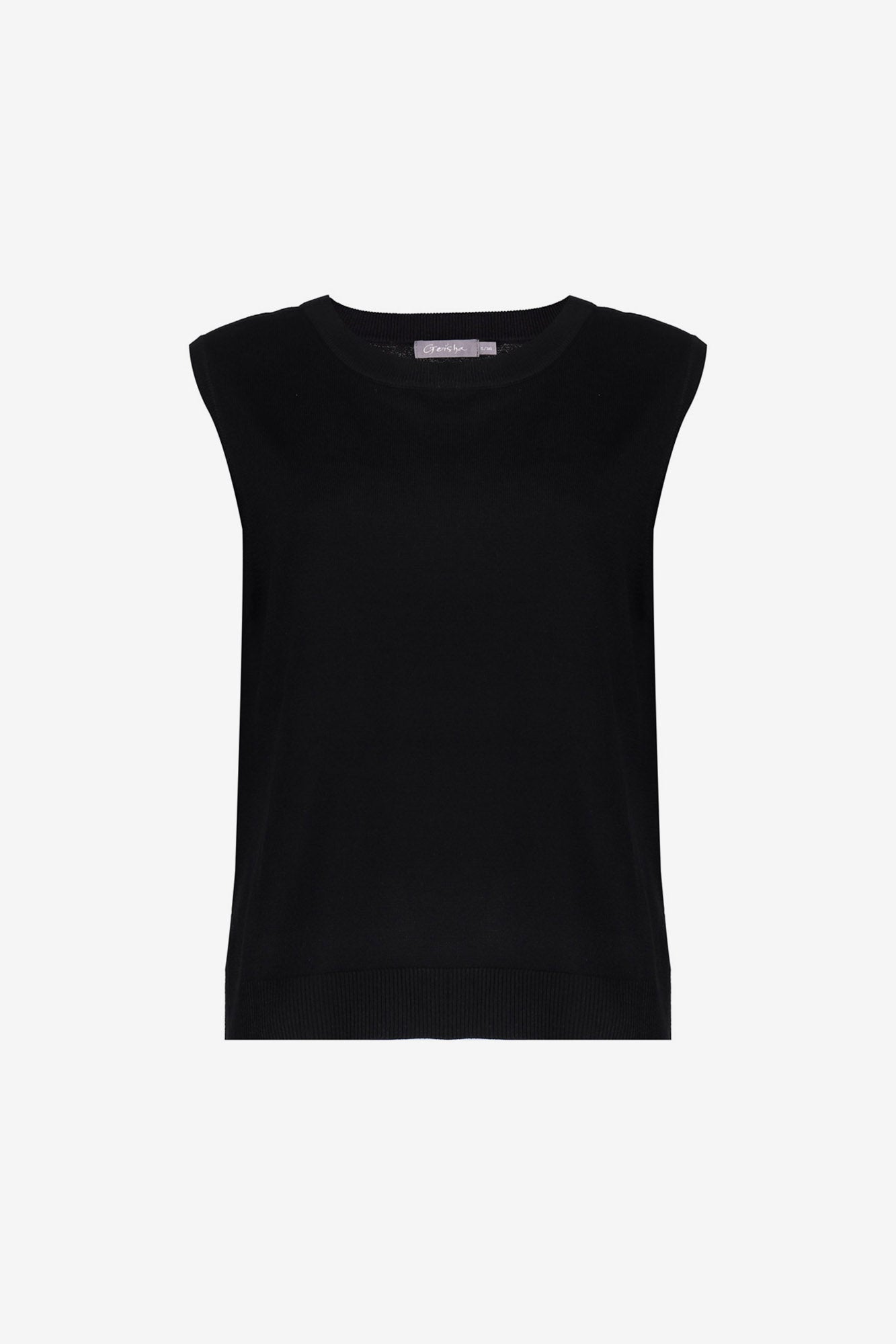 Geisha basic top zwart