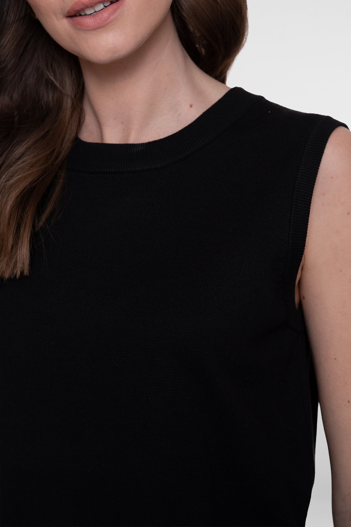 Geisha basic top zwart