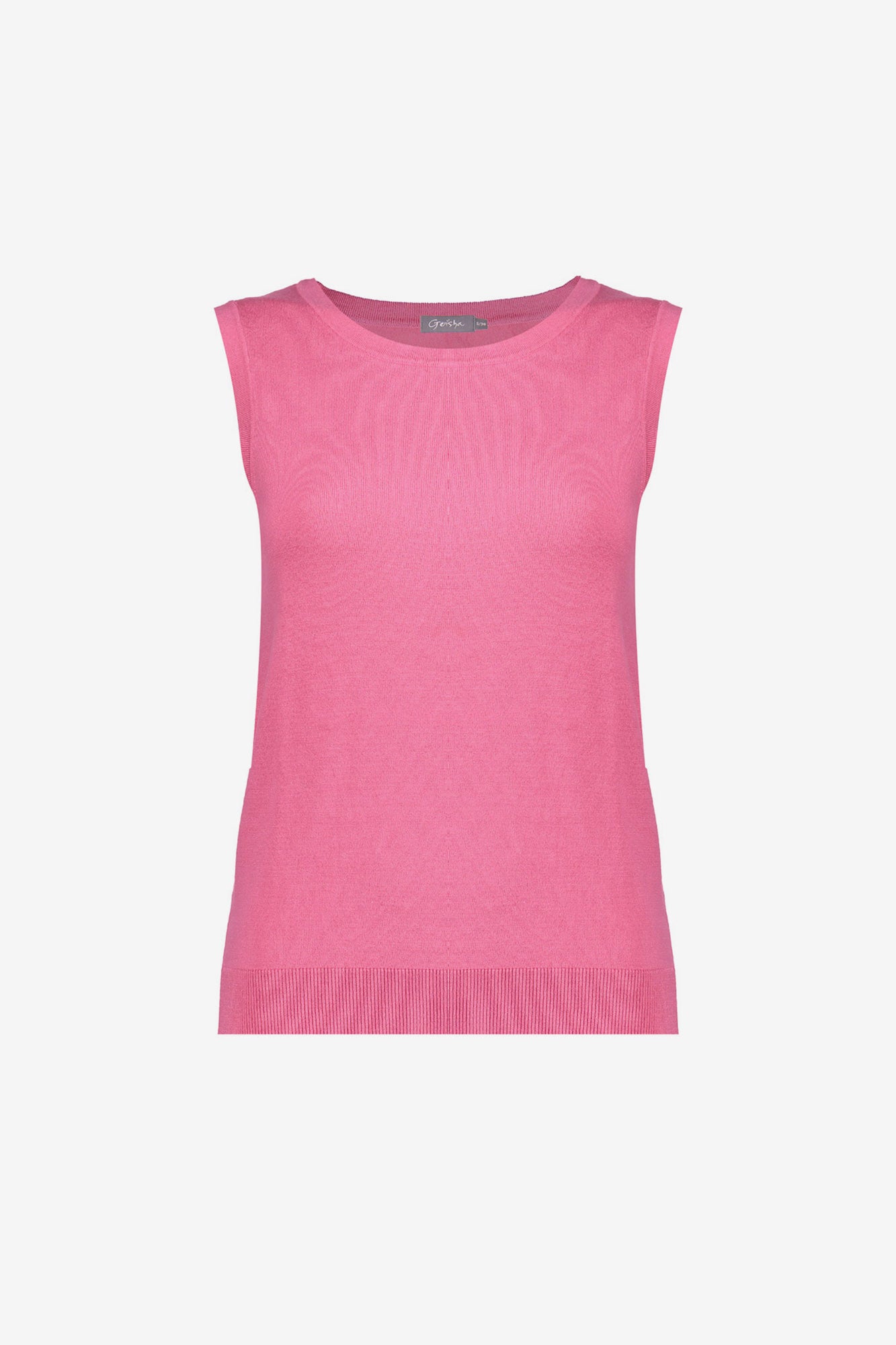 Geisha mouwloze top in roze