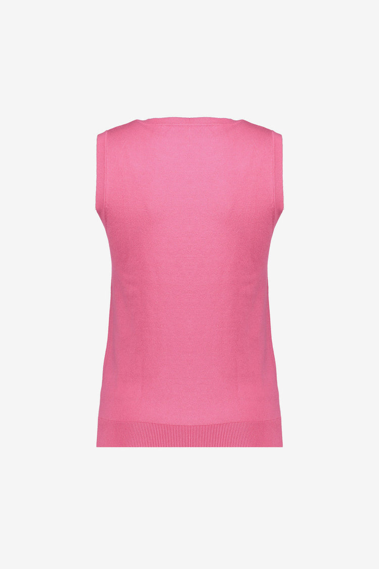 Geisha mouwloze top in roze